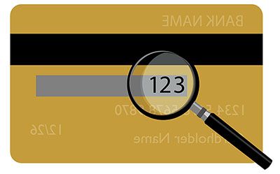 Here is where you will find your CVV code